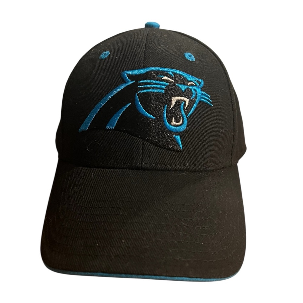 Carolina Panthers Hat Cap Adjustable NFL Team‎ Apparel Snap Back Black